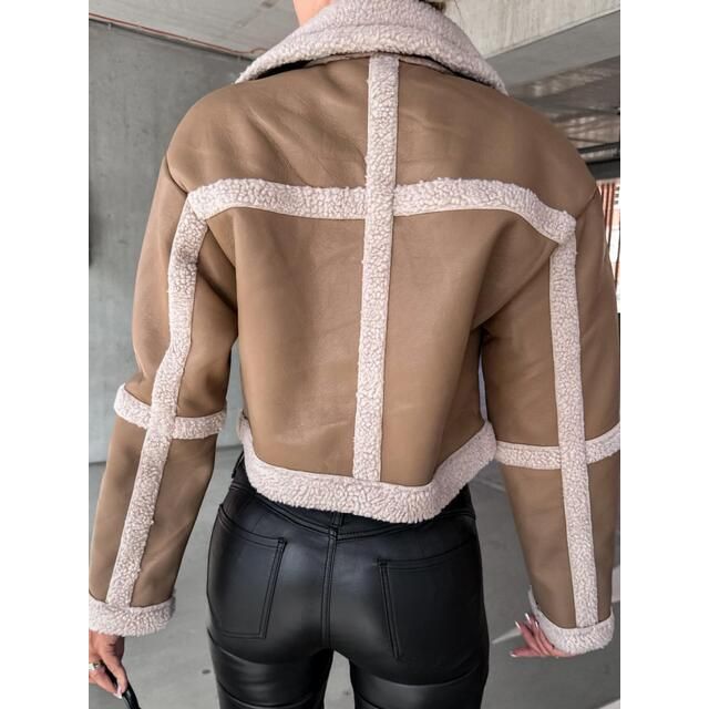 Collared Buckle Detail Jacket - TiffanyzKlozet