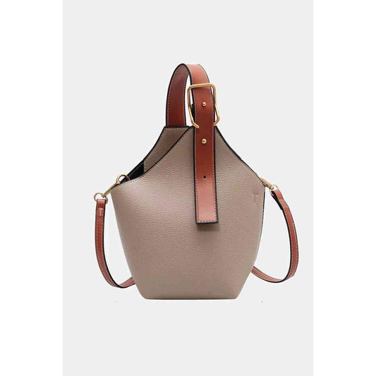 Fashion PU Leather Bucket Bag - TiffanyzKlozet