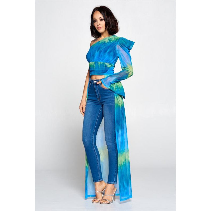 Halo Tye Dye Top - TiffanyzKlozet