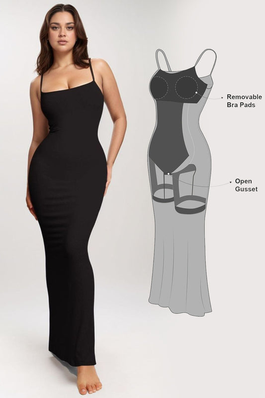 Basic Bae Built-In Shapewear Maxi Dress