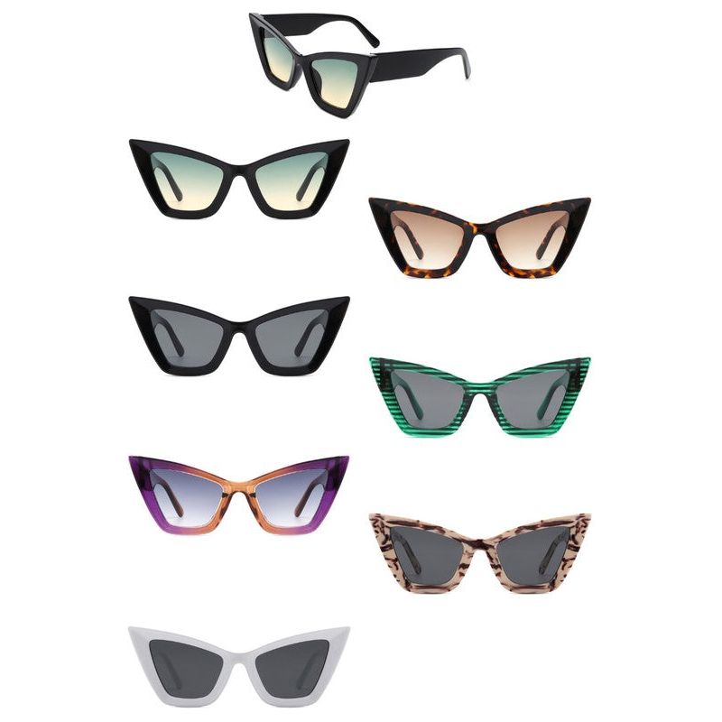 Square Retro Fashion Cat Eye Sunglasses