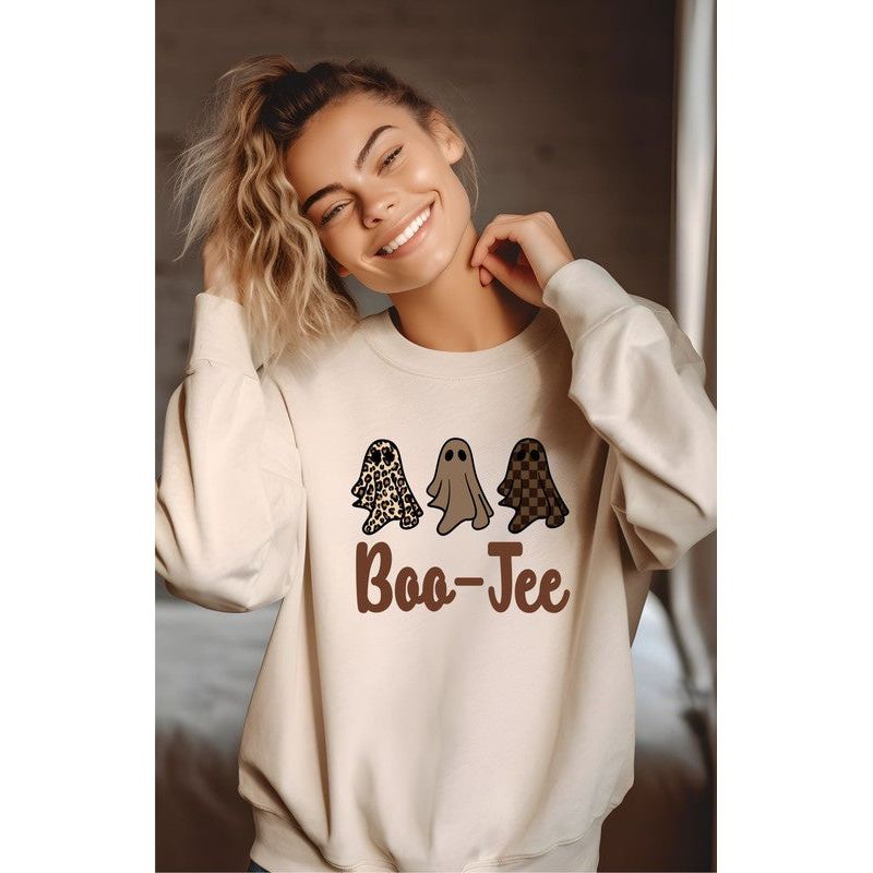 Boo-Jee Ghost Crew Sweatshirt - TiffanyzKlozet