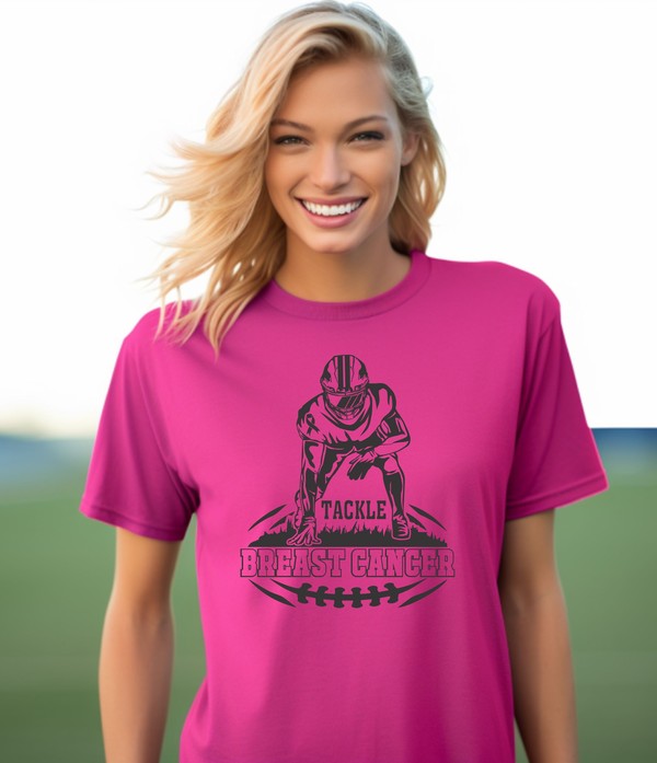 Tackle Breast Cancer Short Sleeve Tee - TiffanyzKlozet