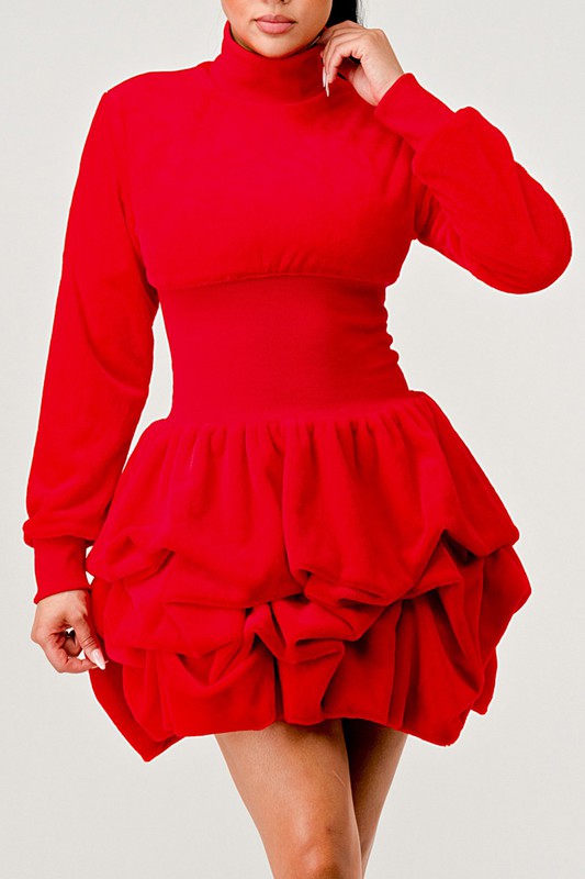 Merry Go Around Ruffle long sleeve dress - TiffanyzKlozet