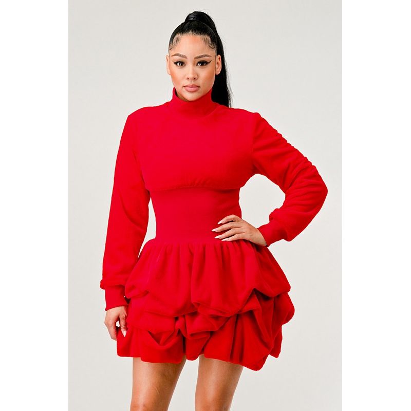 Merry Go Around Ruffle long sleeve dress - TiffanyzKlozet