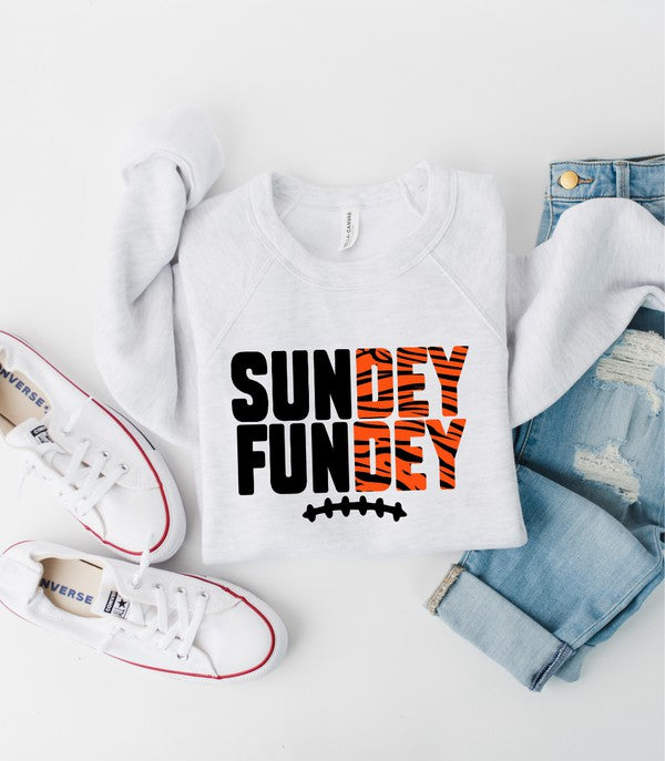 Sundey Fundey Game Day Crew Sweatshirt - TiffanyzKlozet