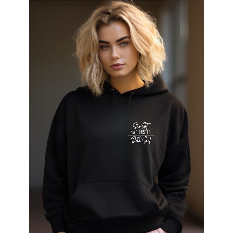 She Got Mad Hustle Dope Soul Graphic Sweatshirt - TiffanyzKlozet