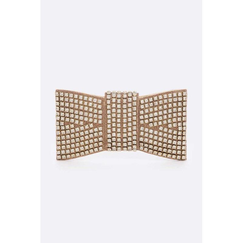 Rhinestone Bowtie Iconic Clutch Bag