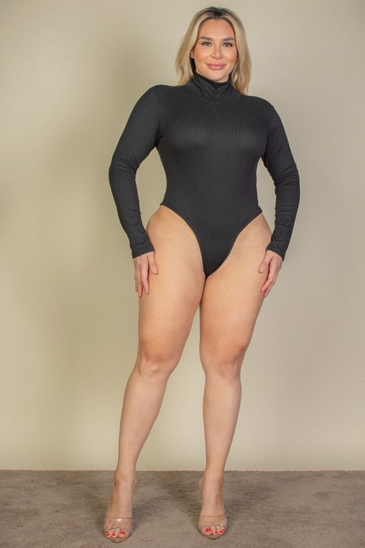 Peyton Turtle Neck Long Sleeve Bodysuit - TiffanyzKlozet