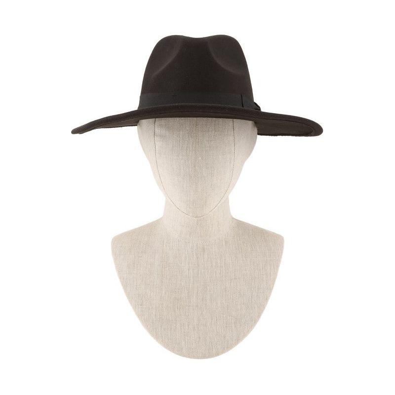 Felt Ribbon Basic Fedora Hat