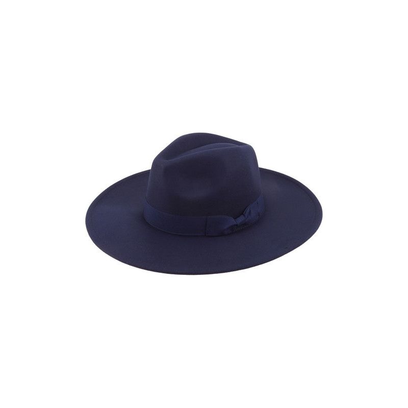 Felt Ribbon Basic Fedora Hat