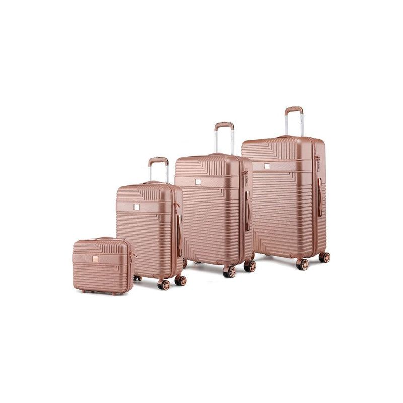 MKF Mykonos Luggage Set by Mia K- 4 pieces