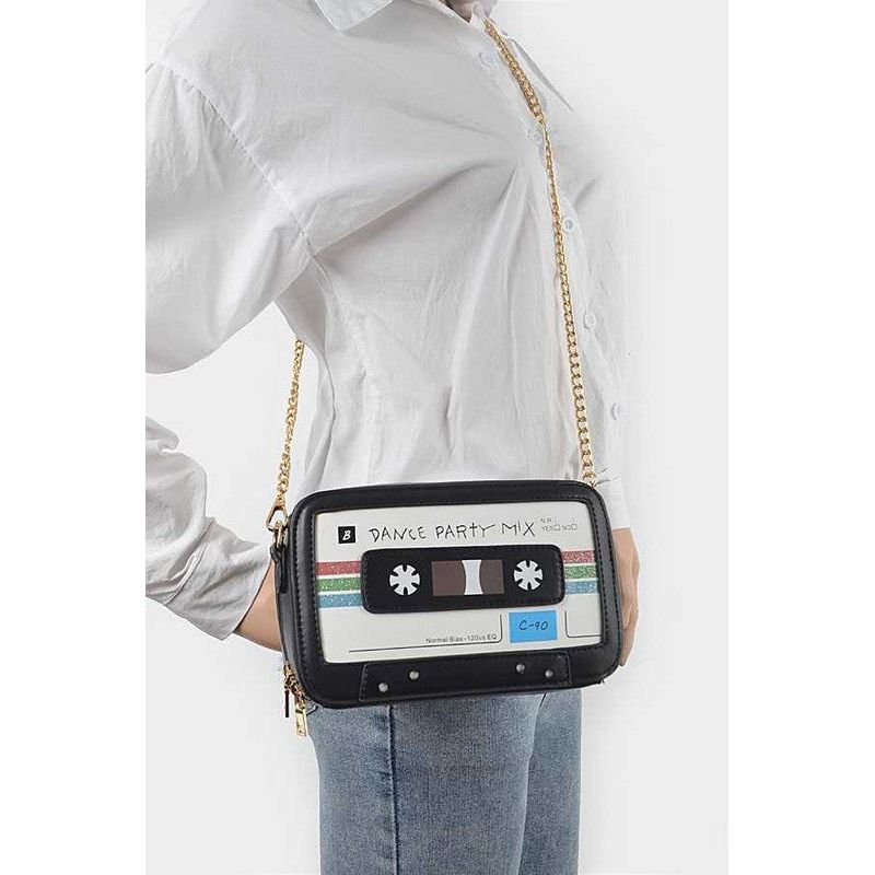 90's Mix Tape Iconic Crossbody Swing Bag