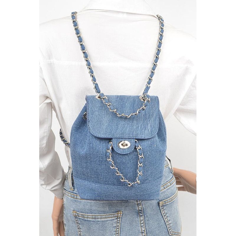 Denim Fashion Backpack