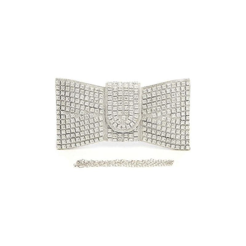 Rhinestone Bowtie Iconic Clutch Bag