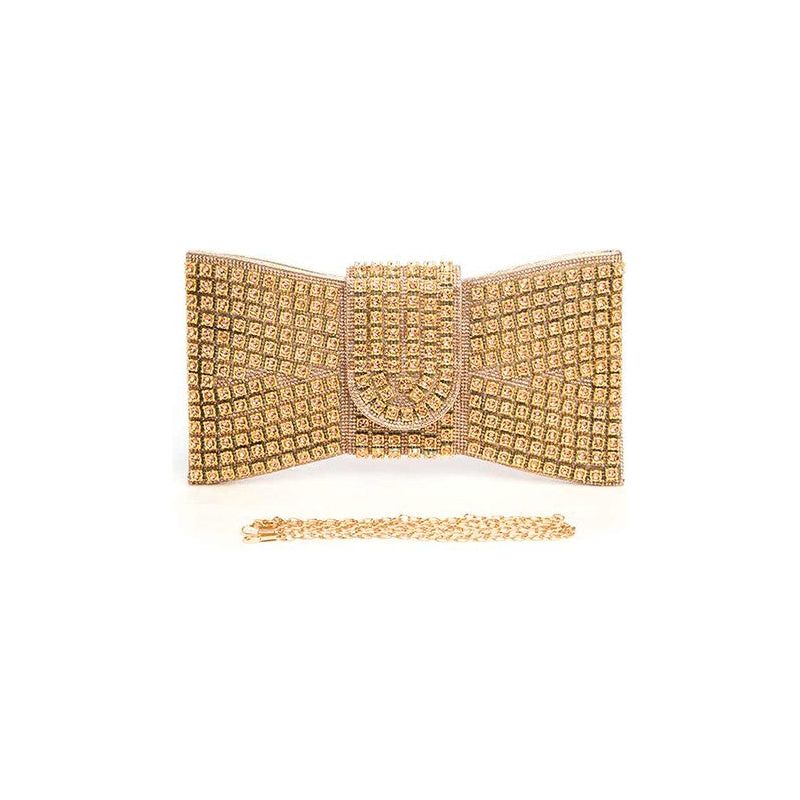 Rhinestone Bowtie Iconic Clutch Bag