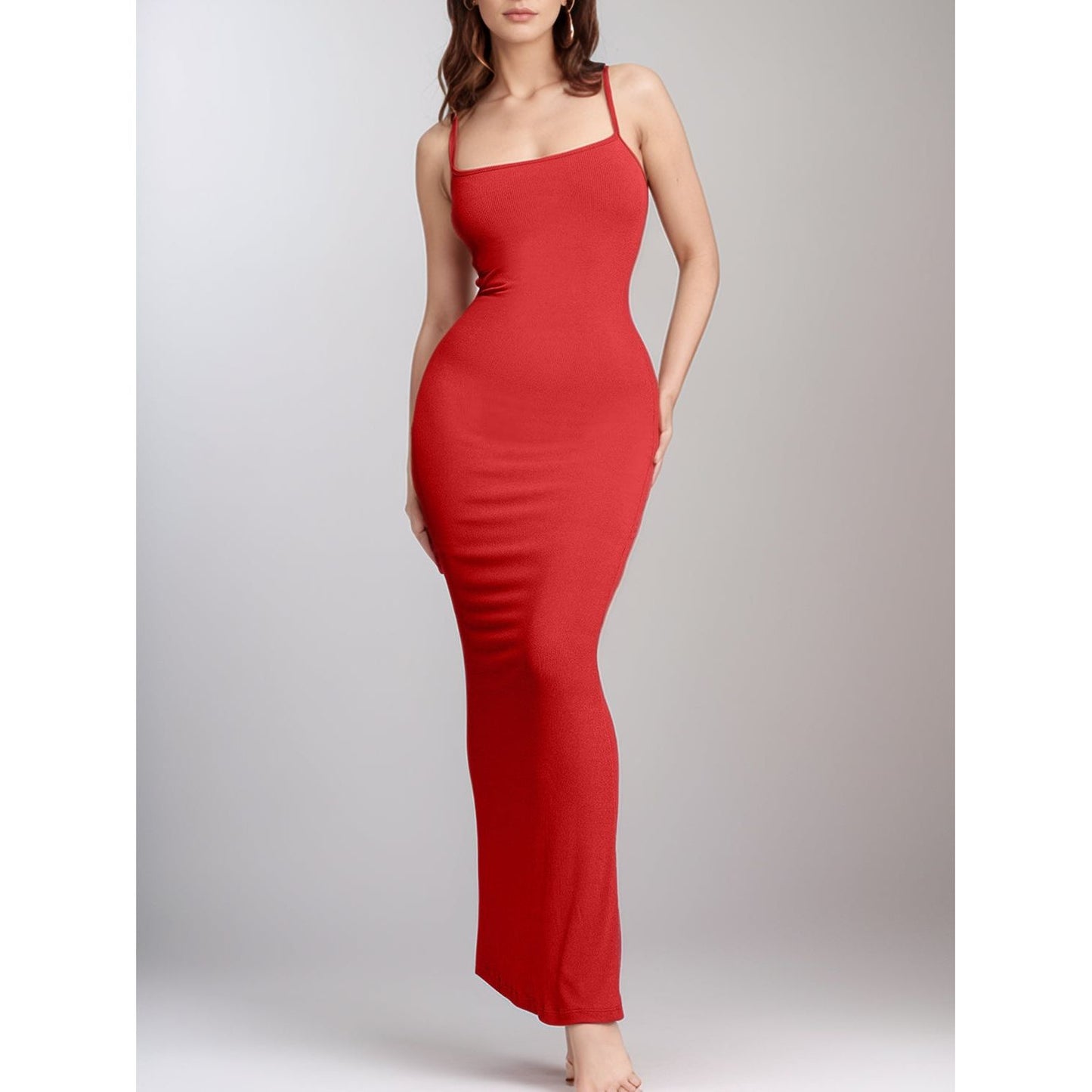 Basic Bae Built-In Shapewear Maxi Dress