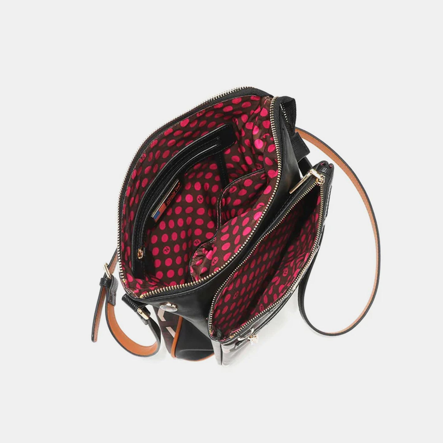 Nicole Lee USA Geometric Pattern Crossbody Bag - TiffanyzKlozet