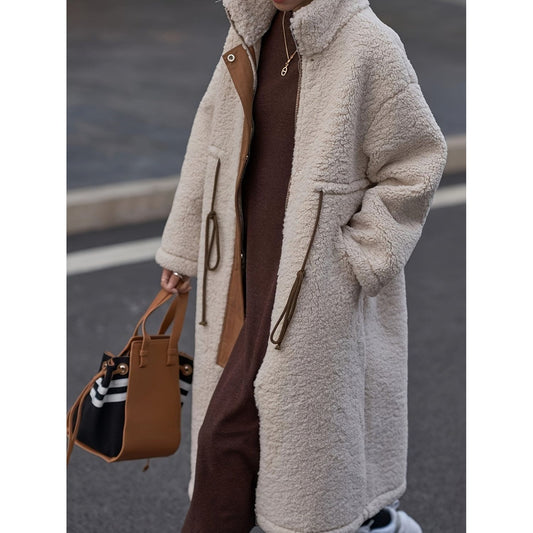 Cozy Meets Chic Sherpa Coat