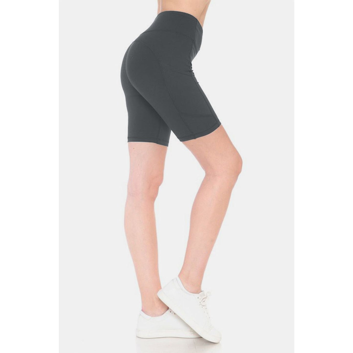 Leggings Depot Full Size High Waist Active Shorts