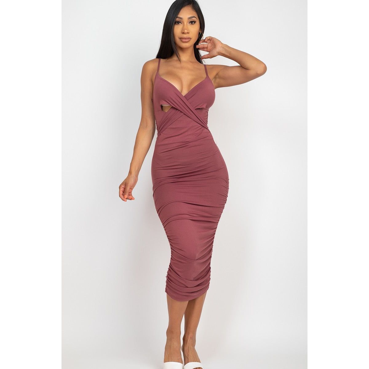 You're Mine Midi Dress - TiffanyzKlozet