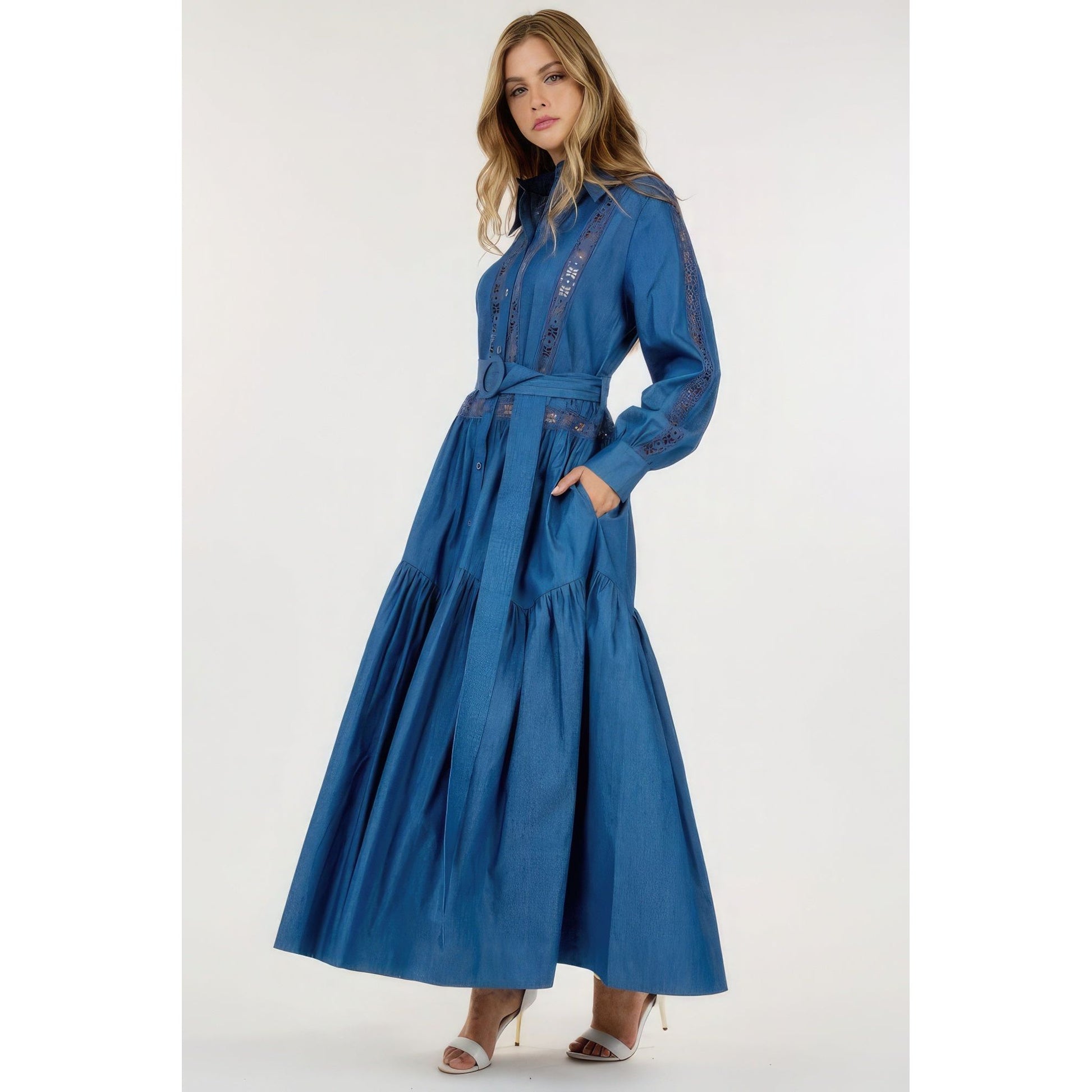 Long Sleeve Maxi Dress - TiffanyzKlozet