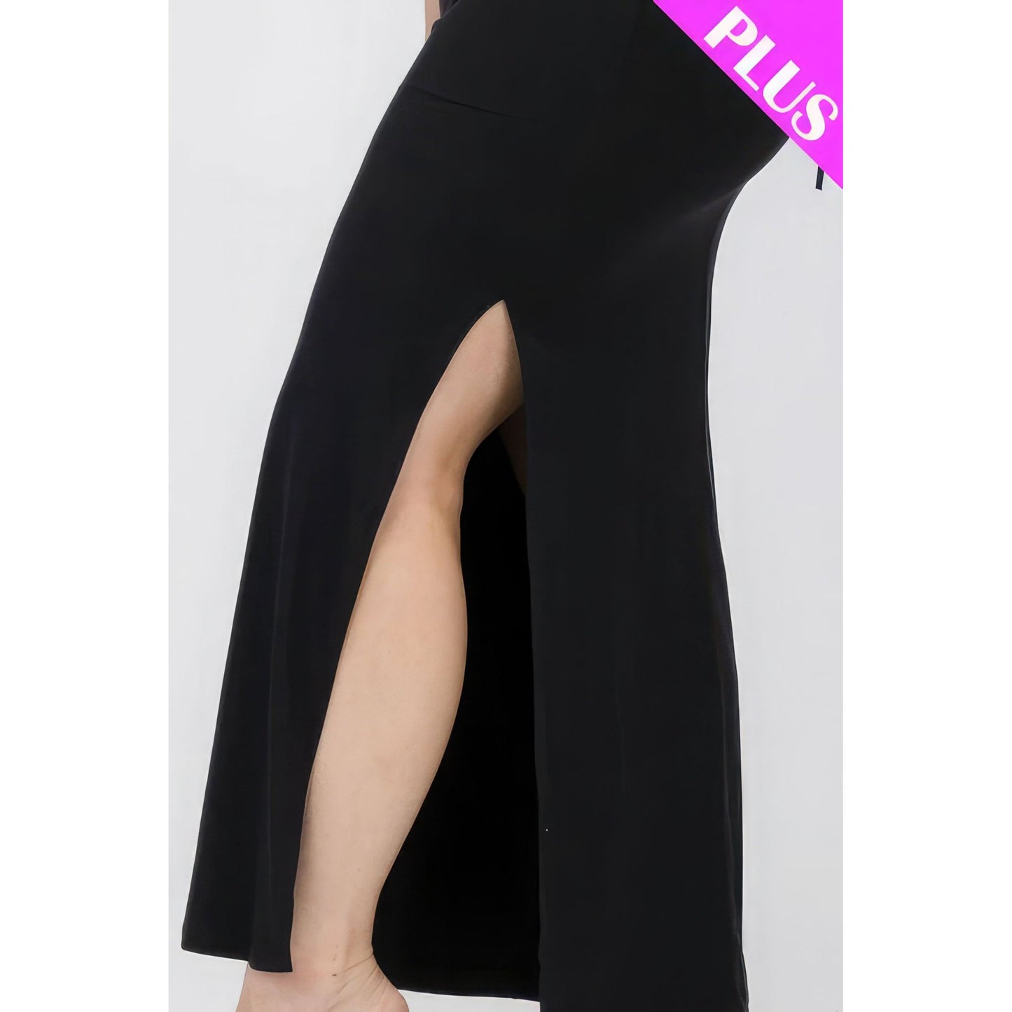 Crisscross Back Split Thigh Maxi Dress - TiffanyzKlozet