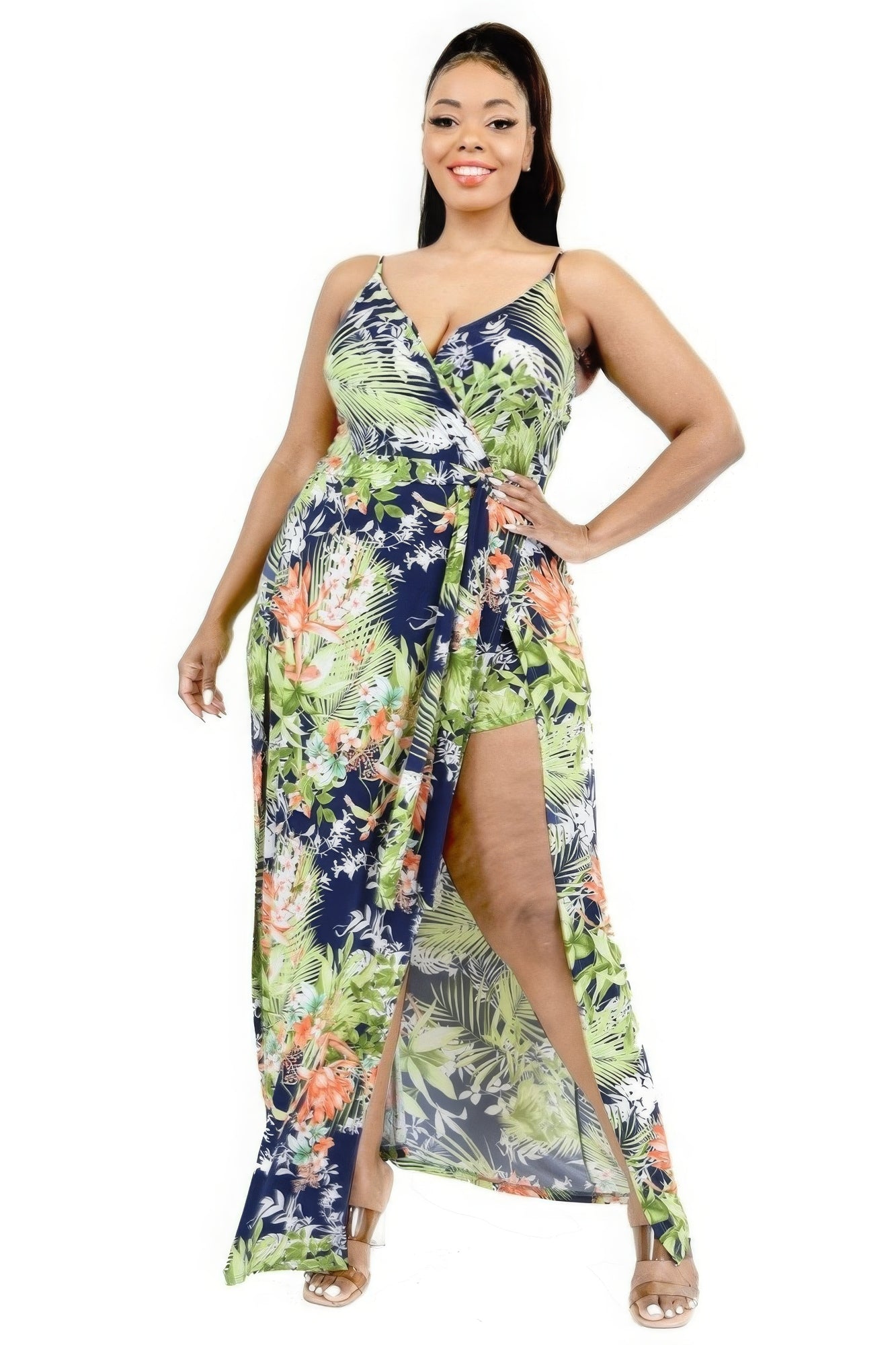 Tropical Maxi Dress - TiffanyzKlozet