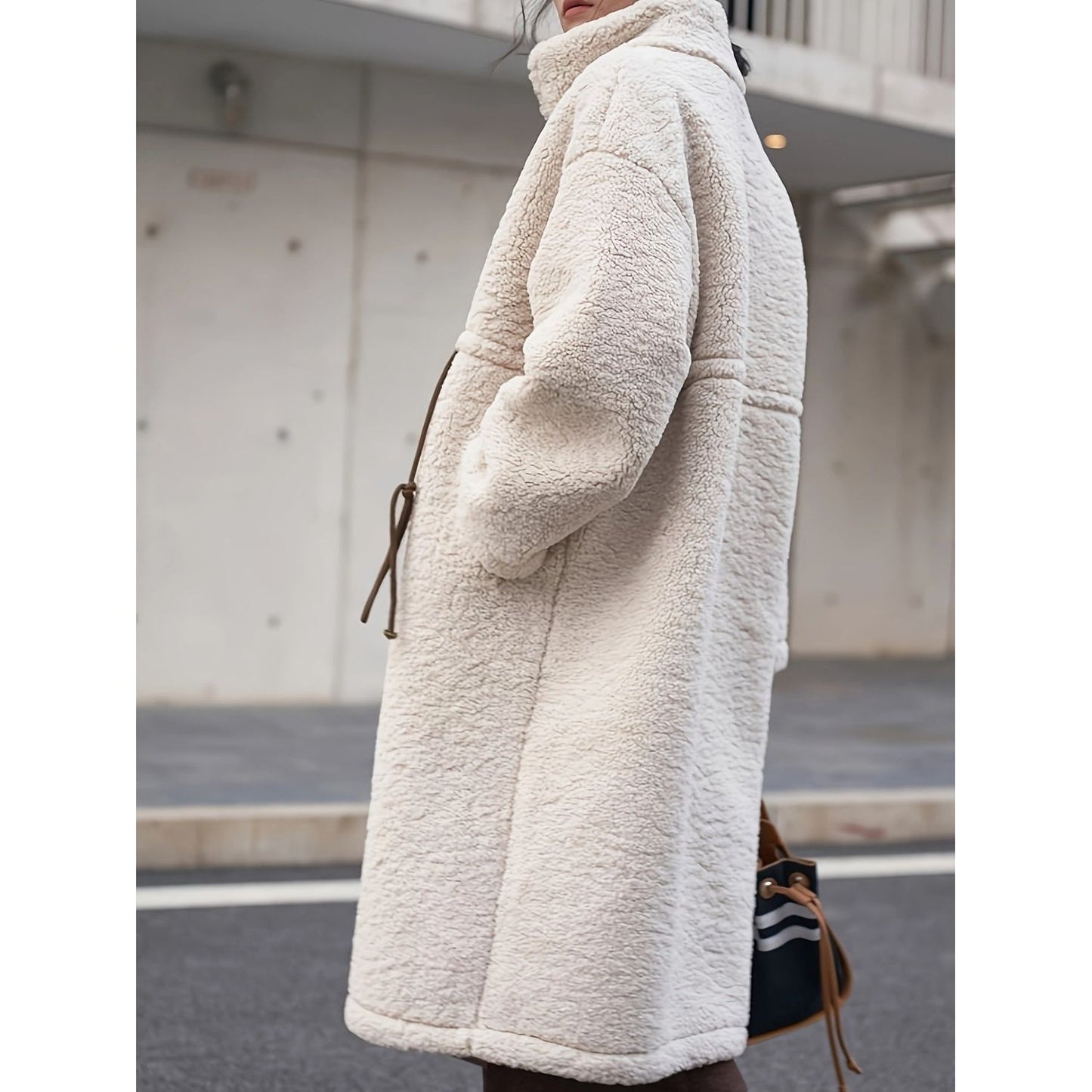 Cozy Meets Chic Sherpa Coat