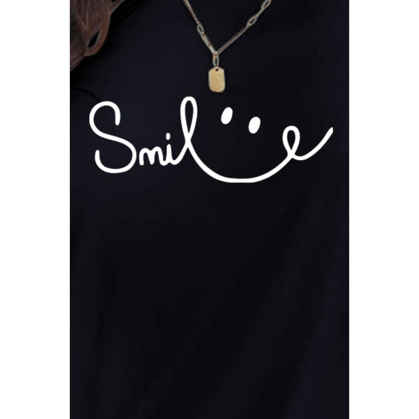 SMILE Short Sleeve T-Shirt - TiffanyzKlozet