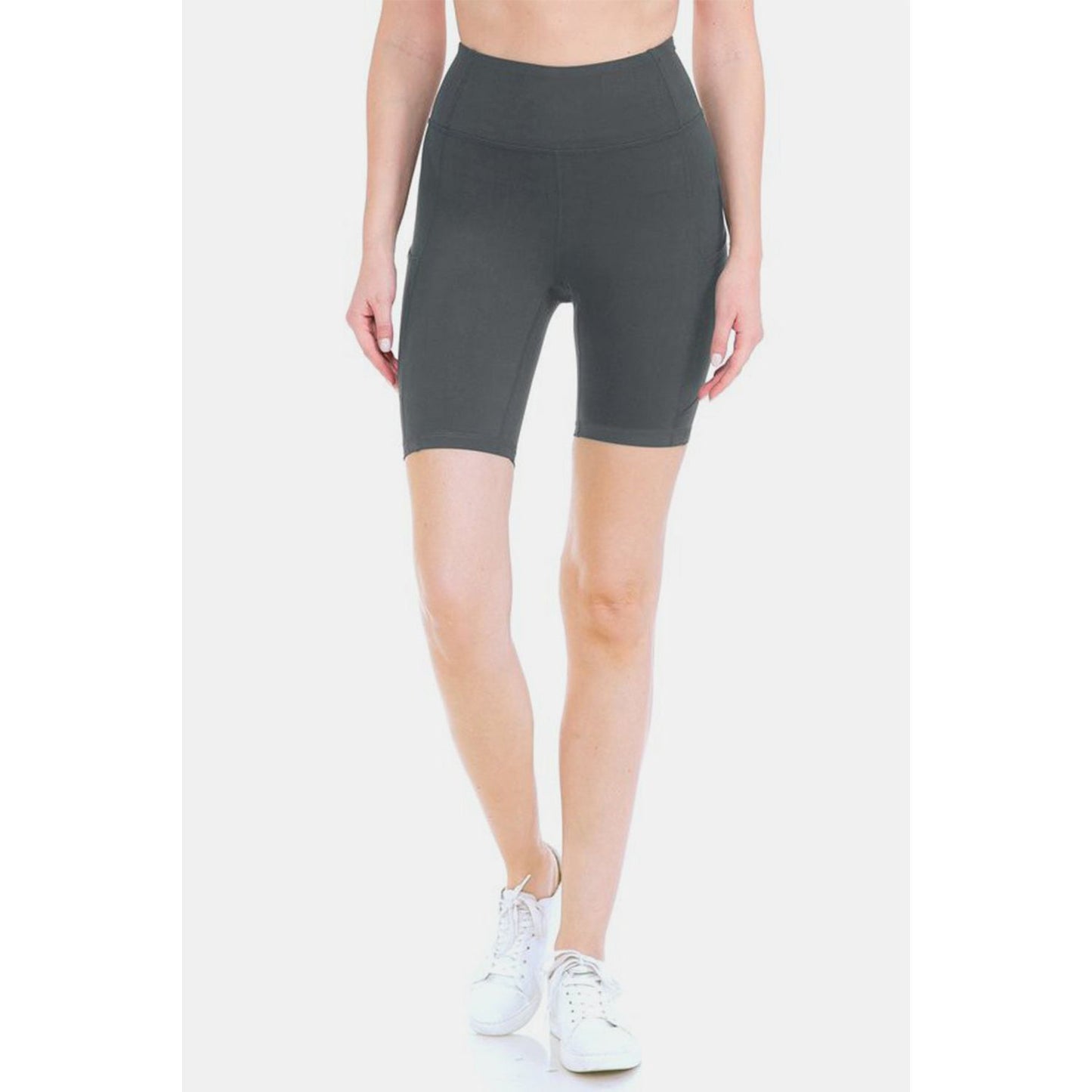 Leggings Depot Full Size High Waist Active Shorts