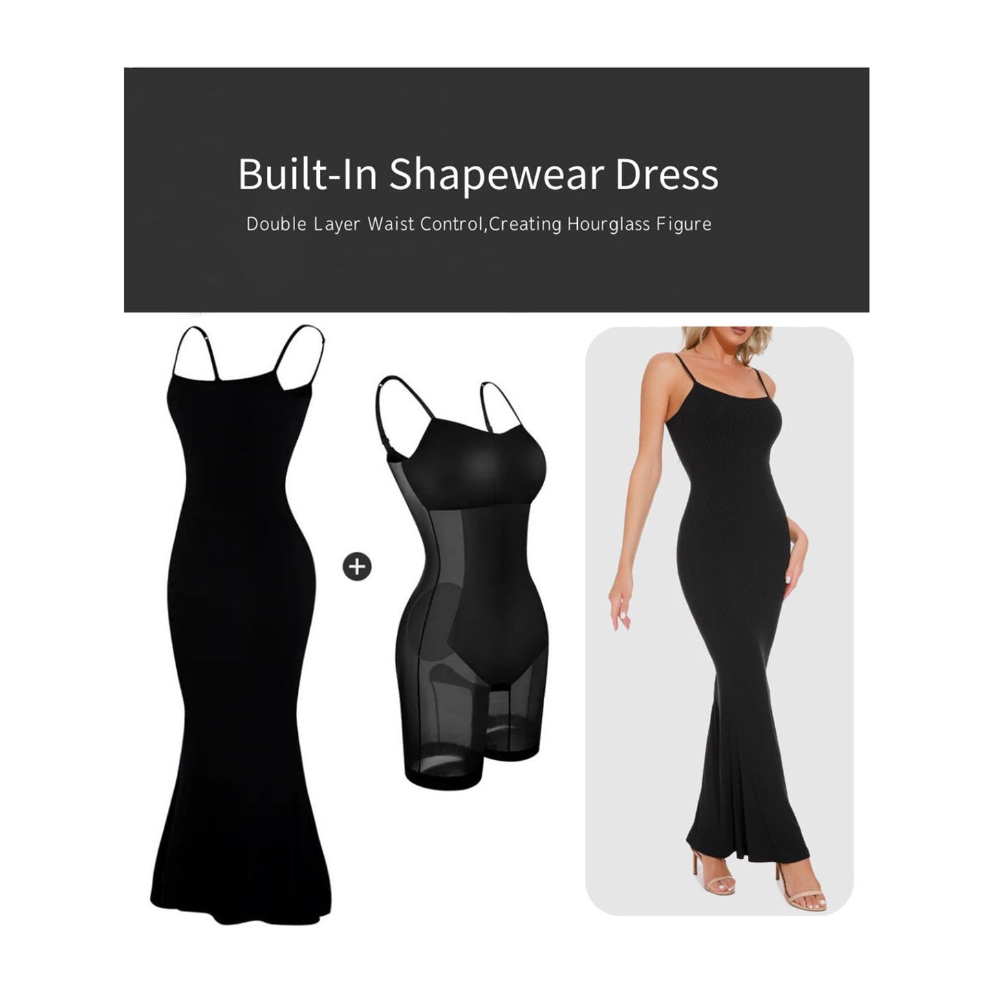 Basic Bae Built-In Shapewear Maxi Dress