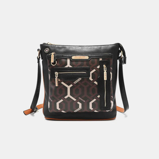Nicole Lee USA Geometric Pattern Crossbody Bag - TiffanyzKlozet