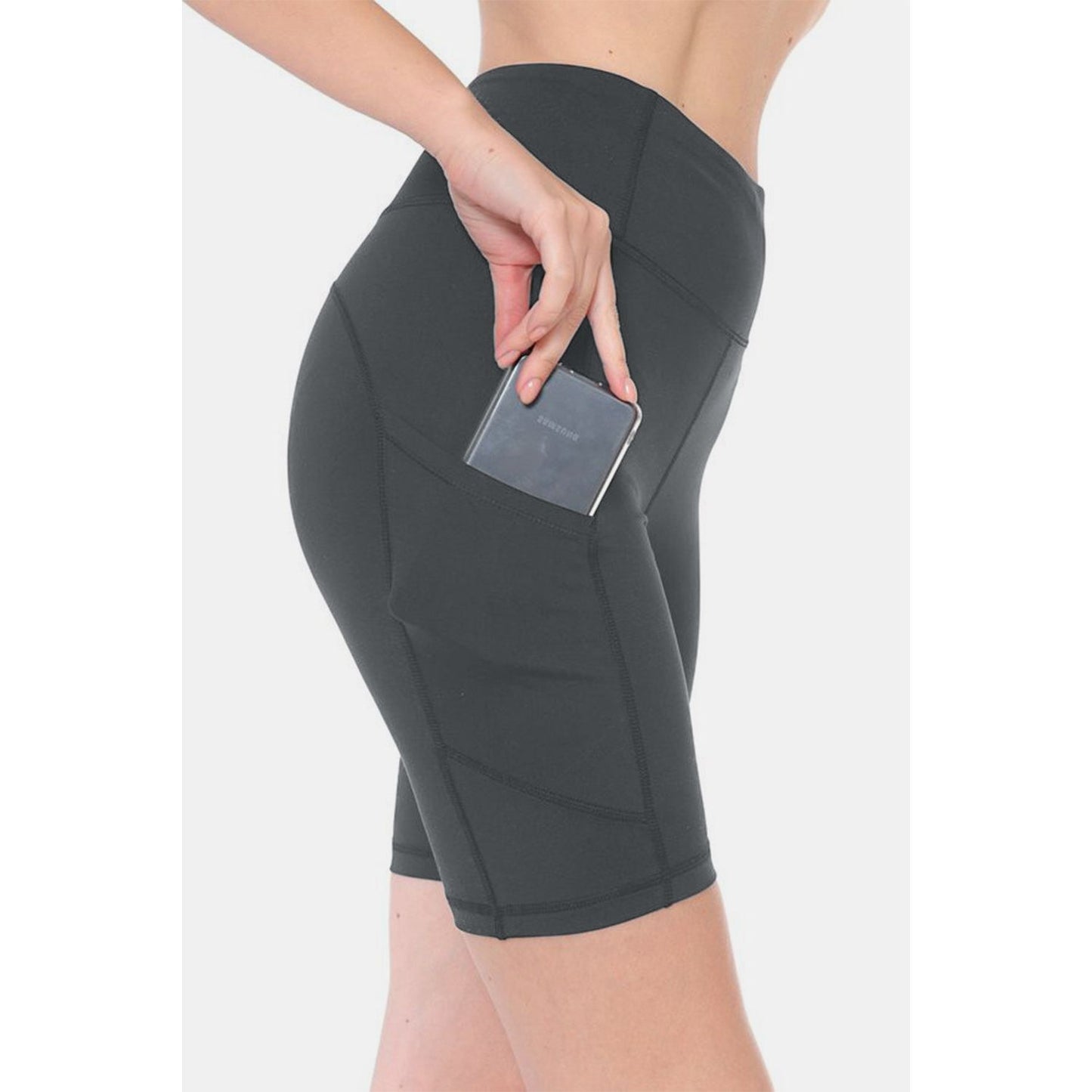 Leggings Depot Full Size High Waist Active Shorts