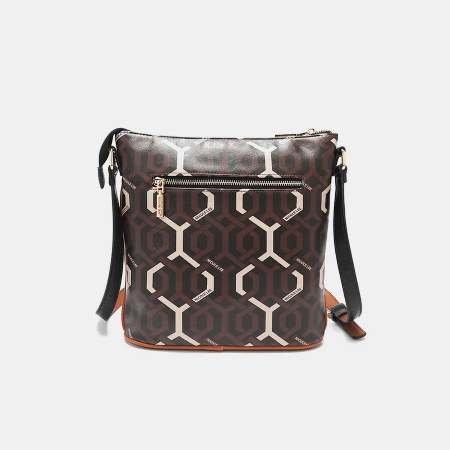 Nicole Lee USA Geometric Pattern Crossbody Bag - TiffanyzKlozet