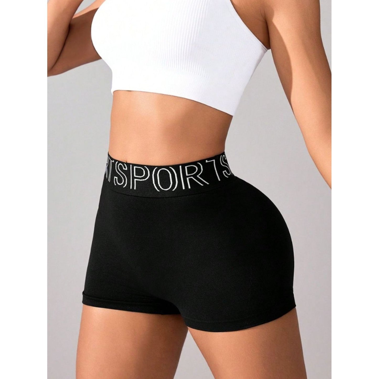 High Waist Active Shorts