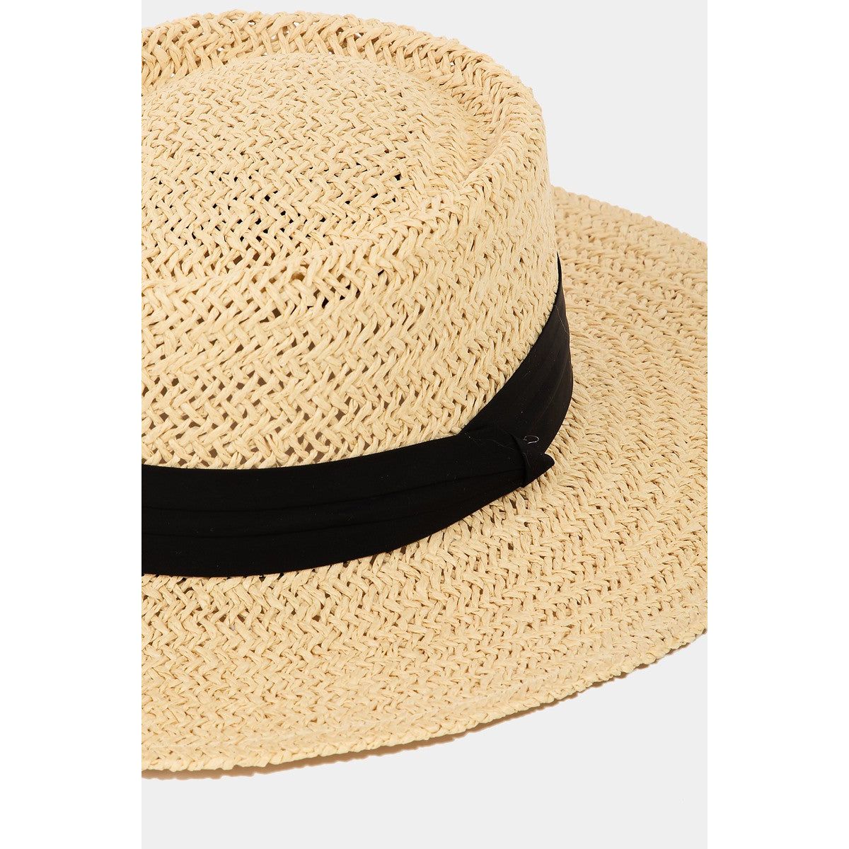 Fame Straw Braided Pork Pie Hat - TiffanyzKlozet