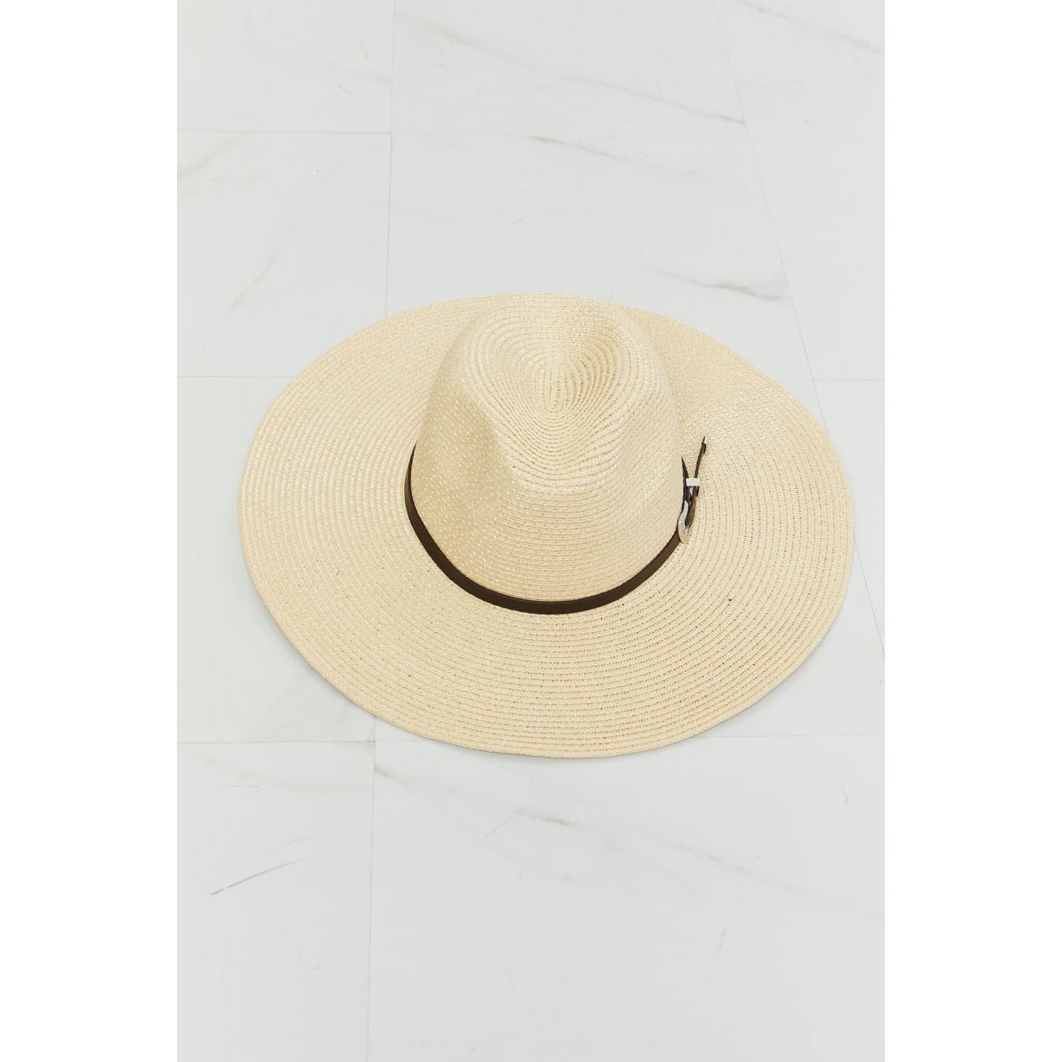 Fame Boho Summer Straw Fedora Hat - TiffanyzKlozet