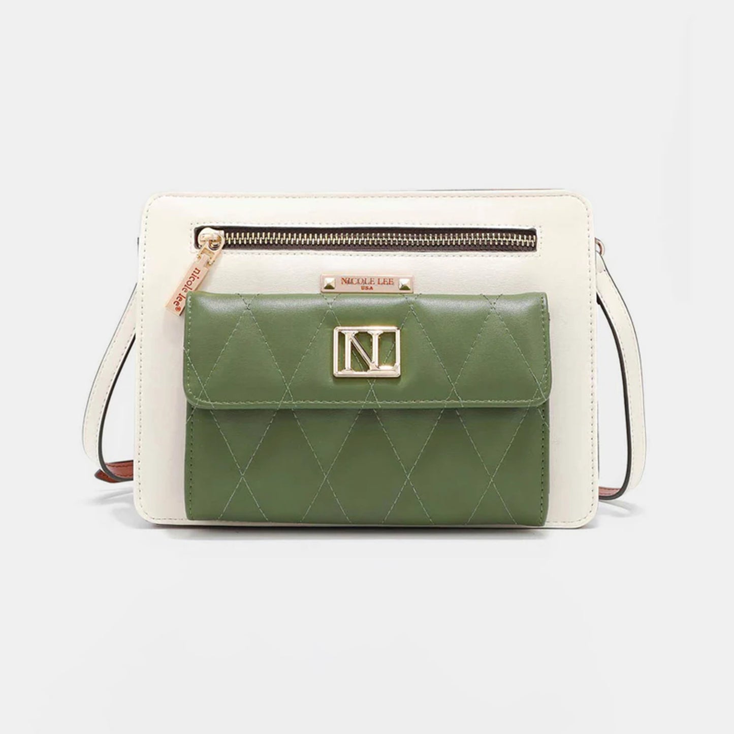 Nicole Lee USA Color Block Crossbody Bag - TiffanyzKlozet