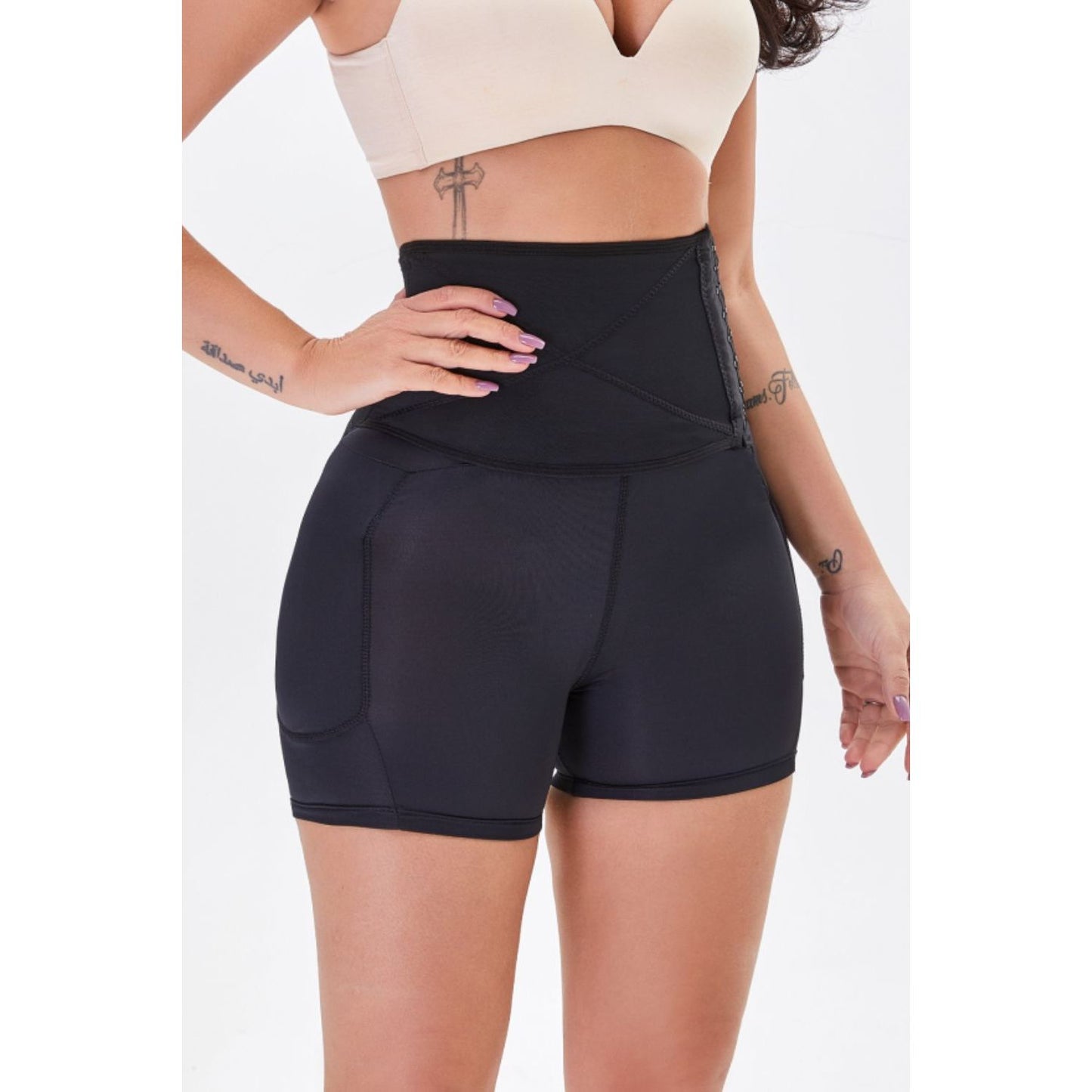 Full Size Hip Lifting Shaping Shorts - TiffanyzKlozet
