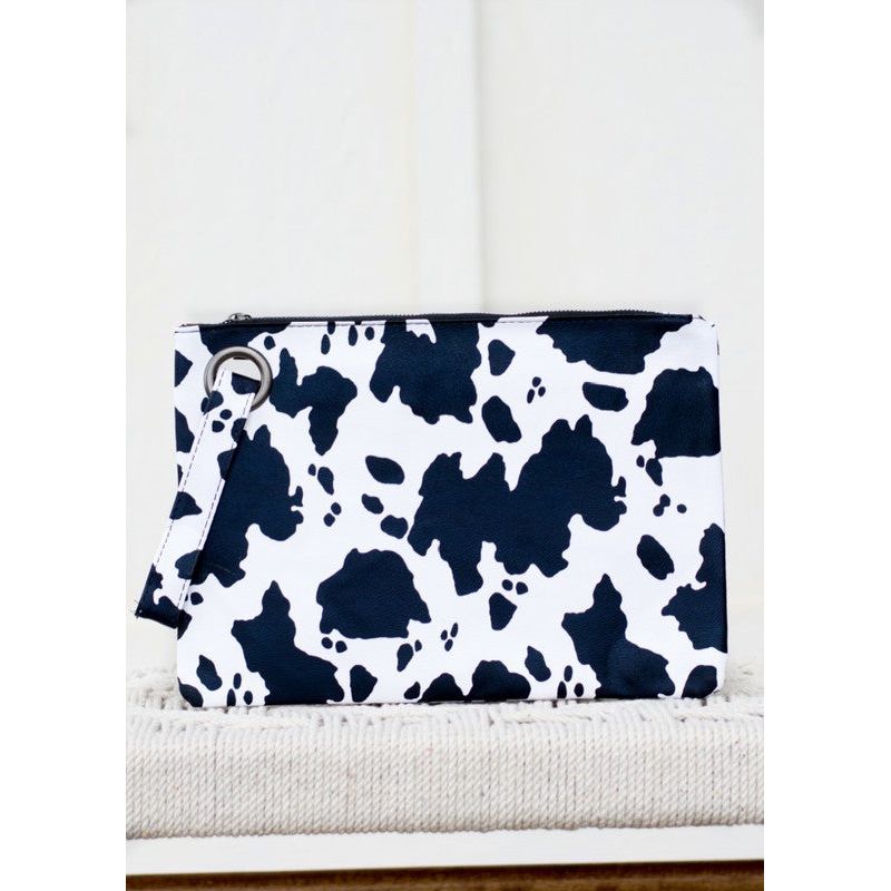 Cow Print Oversized Everyday Clutch - TiffanyzKlozet
