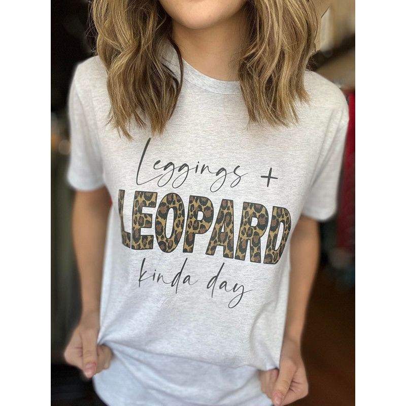 Leggings and Leopard Kinda Day Tee - TiffanyzKlozet