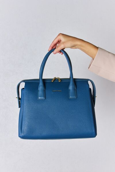 David Jones Medium PU Leather Handbag - TiffanyzKlozet