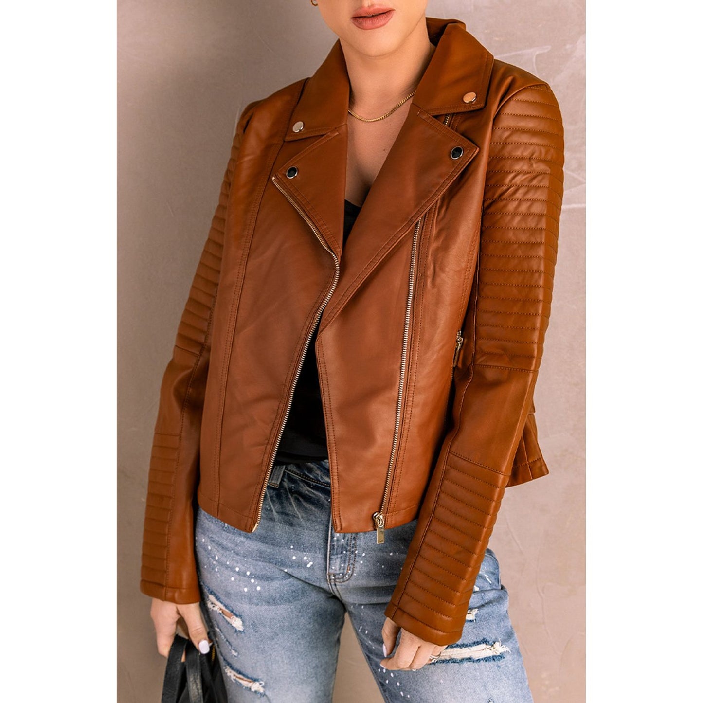 Different Faux Leather Jacket - TiffanyzKlozet