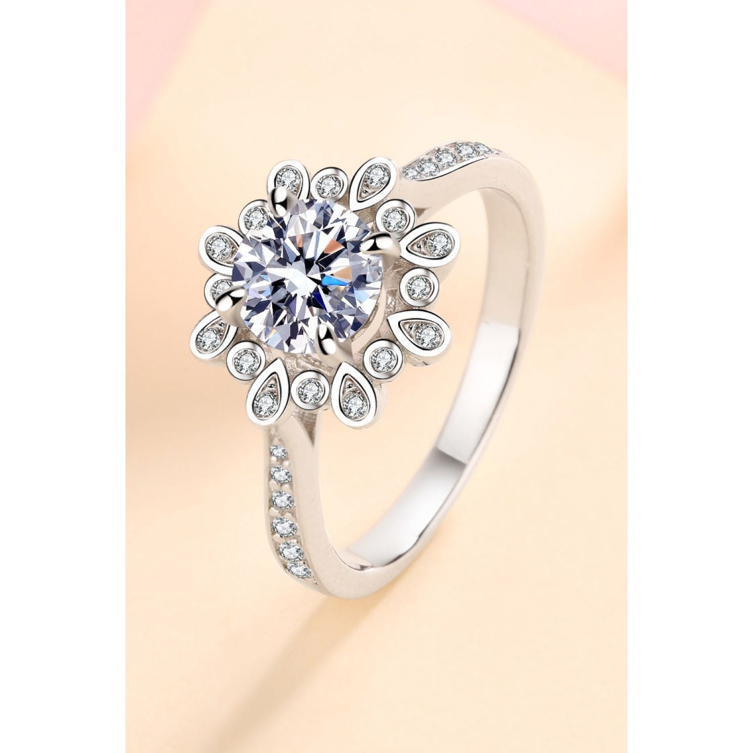 Can't Stop Your Shine 925 Sterling Silver Moissanite Ring - TiffanyzKlozet