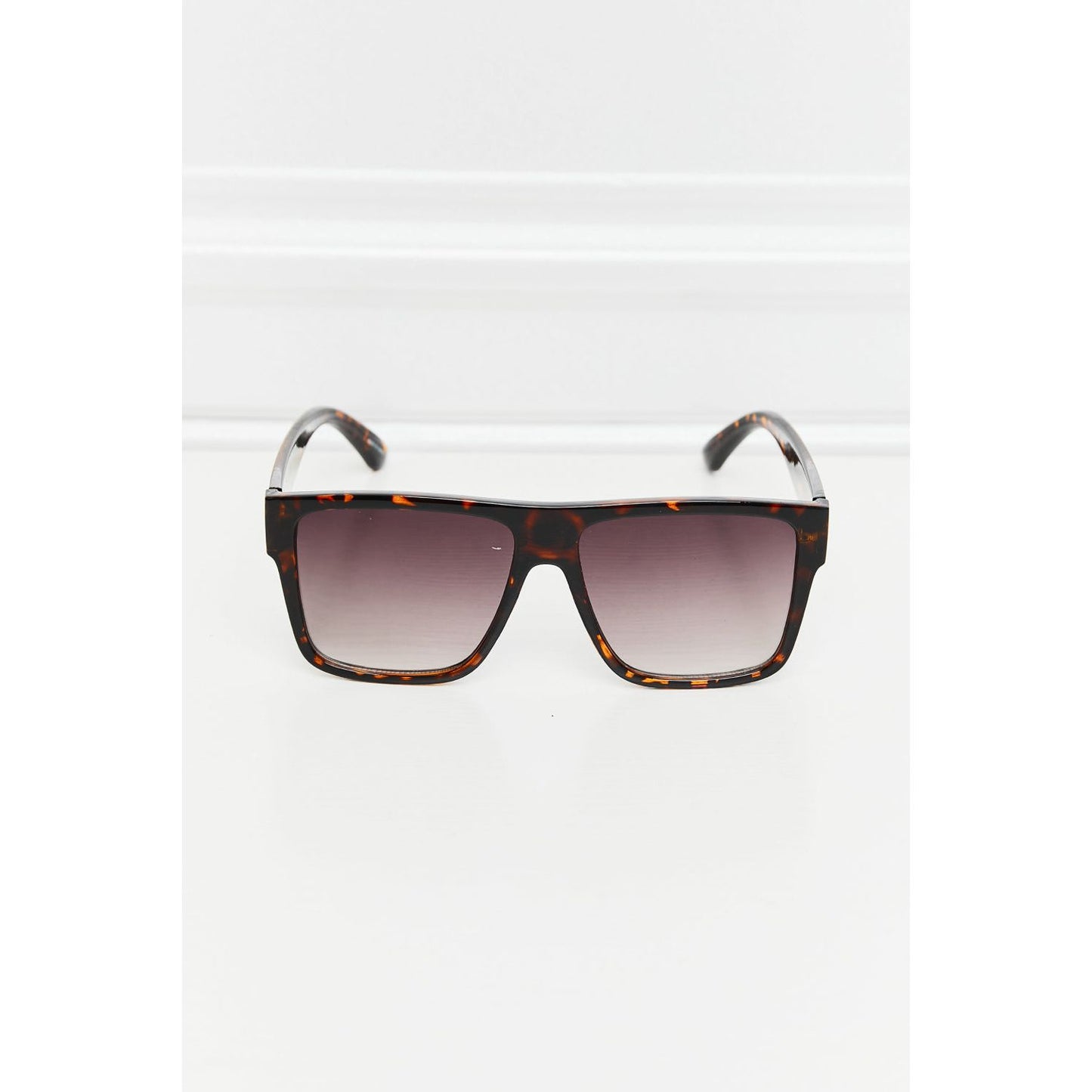 Tortoiseshell Square Full Rim Sunglasses - TiffanyzKlozet