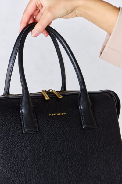 David Jones Medium PU Leather Handbag - TiffanyzKlozet