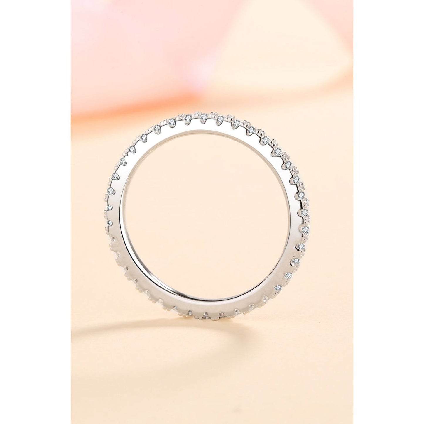 Curious Time 925 Sterling Silver Moissanite Ring - TiffanyzKlozet
