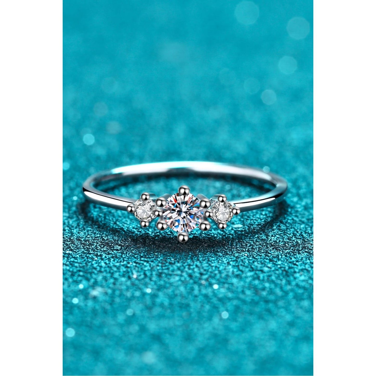 Dream Date Night Moissanite 925 Sterling Silver Ring - TiffanyzKlozet