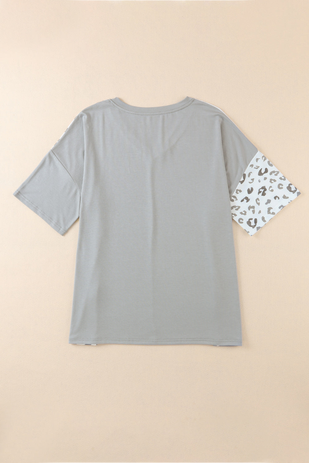 Plus Size Leopard V-Neck T-Shirt - TiffanyzKlozet